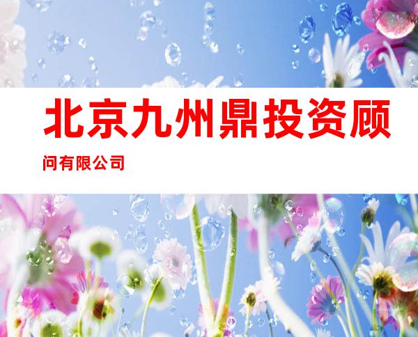 北京九州鼎投资顾问有限公司