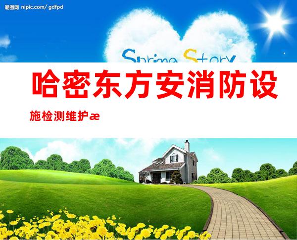 哈密东方安消防设施检测维护有限公司