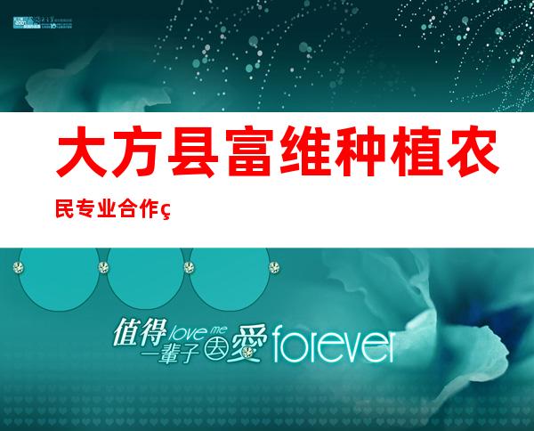 大方县富维种植农民专业合作社